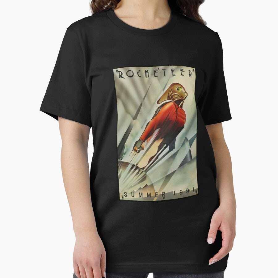 Rocketeer Movie Poster Shirt - Art Deco by brianlian