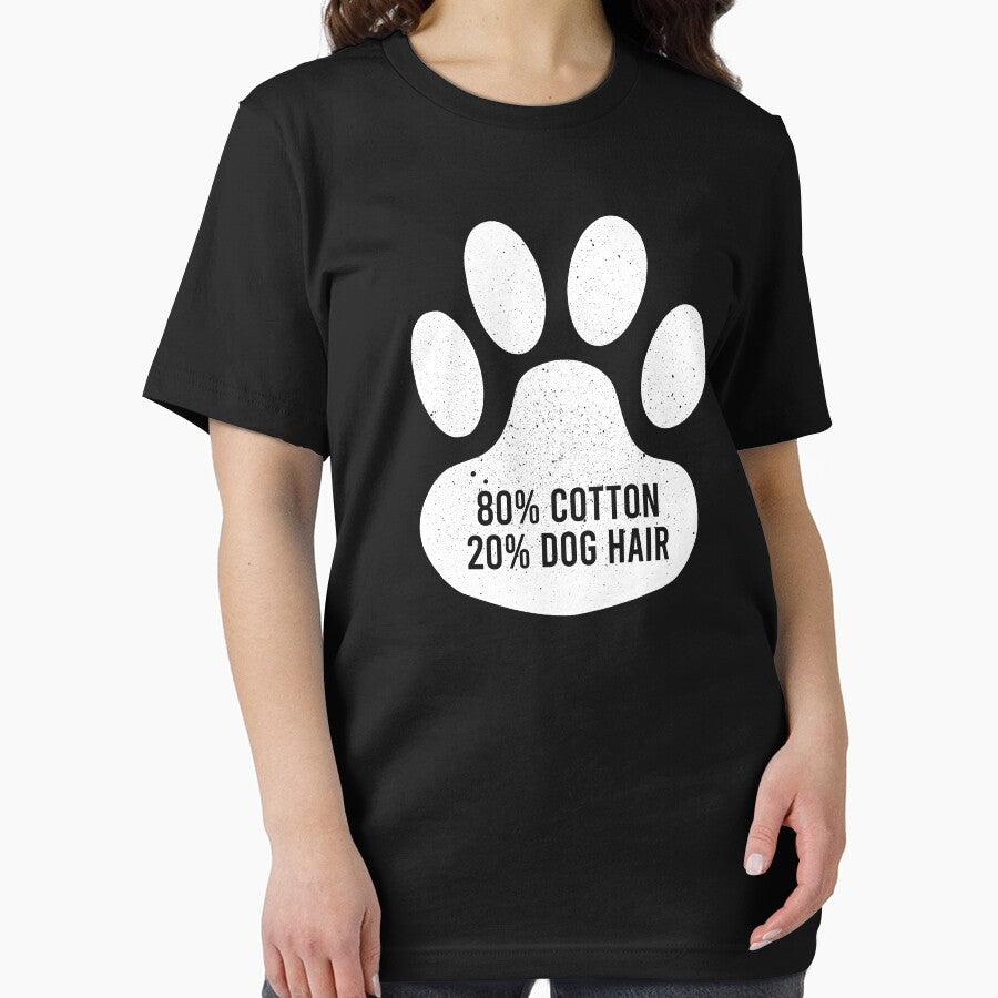 80% Cotton 20% Dog Hair - Funny Dog lover Quote by ilicafedrimia