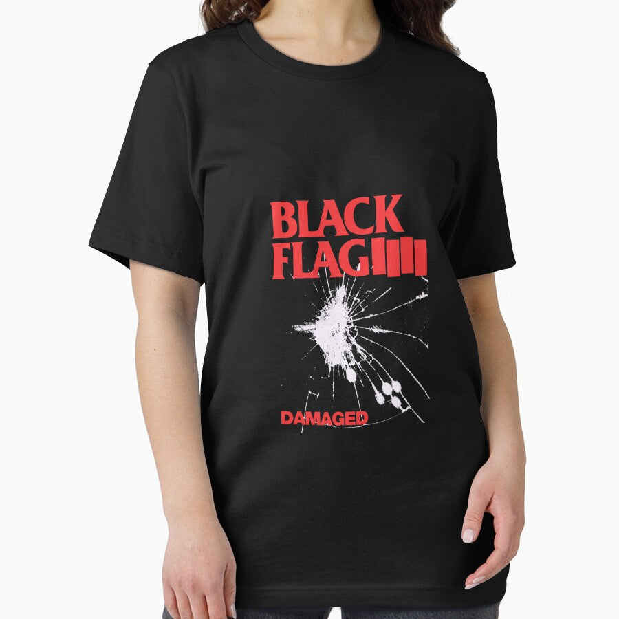 Black Flag - Damaged Premium T-Shirt by KathleenLoprich