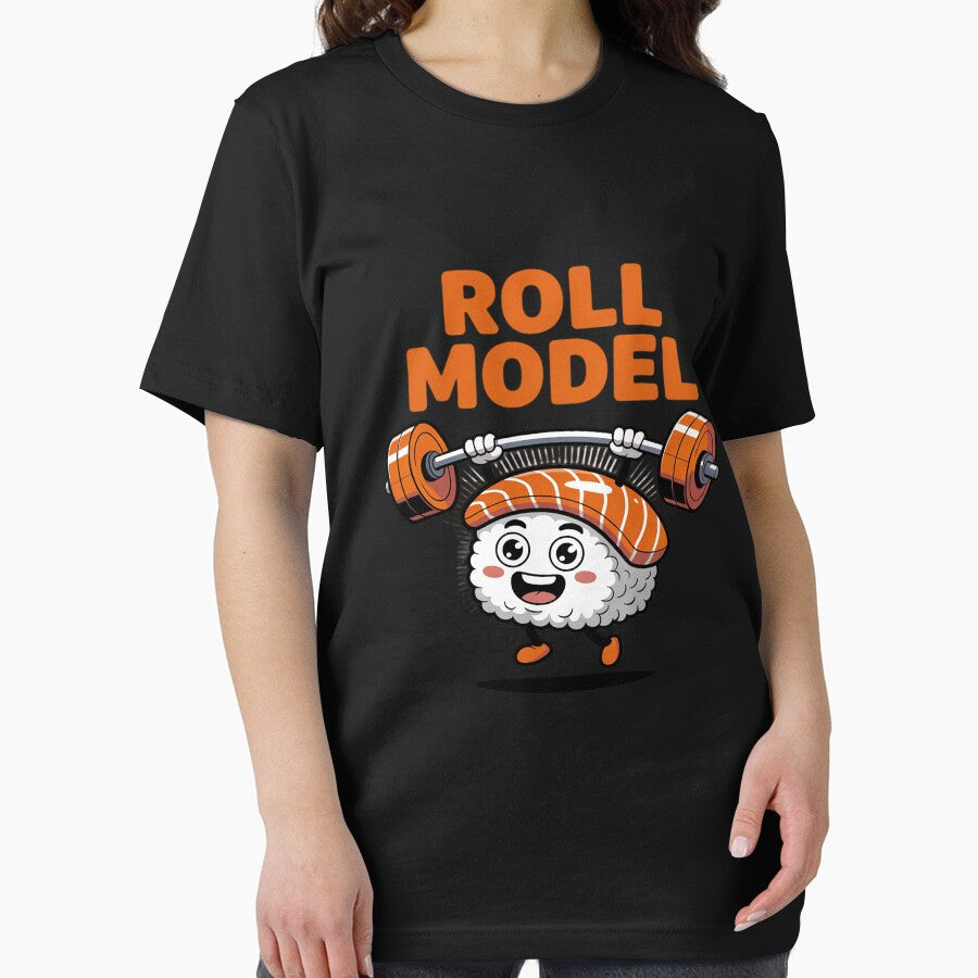 Funny Sushi Roll Model Gym Workout Fitness by HORIZBoutique