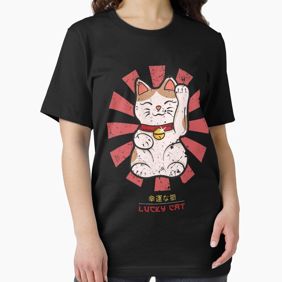 Lucky Cat Retro Japanese by Nova5
