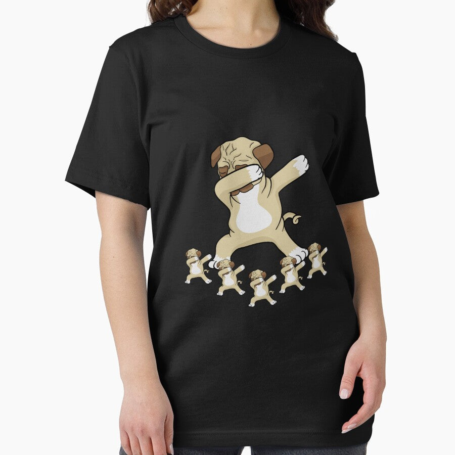 Cute Dabbing Pug Puppies Dog Owner Furbaby Pet Canine Animal Lover Breeder Dab by VollLaser