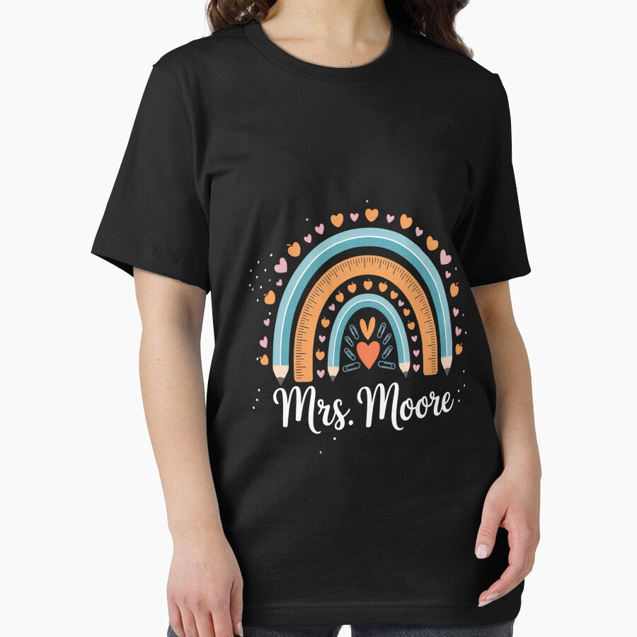 Custom Teacher Appreciation Boho Rainbow For Teacher,Personalized Teacher by IdunayaStore