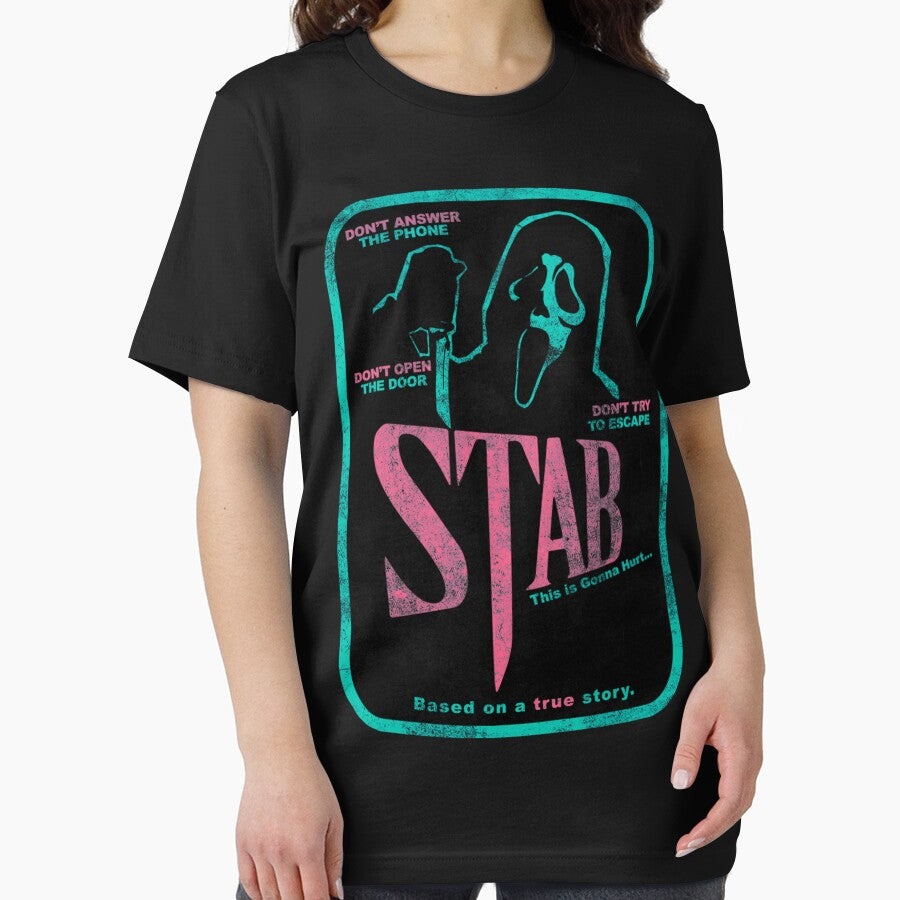 Stab (Vintage Style Horror) Classic T-Shirt by StanislavUtelba