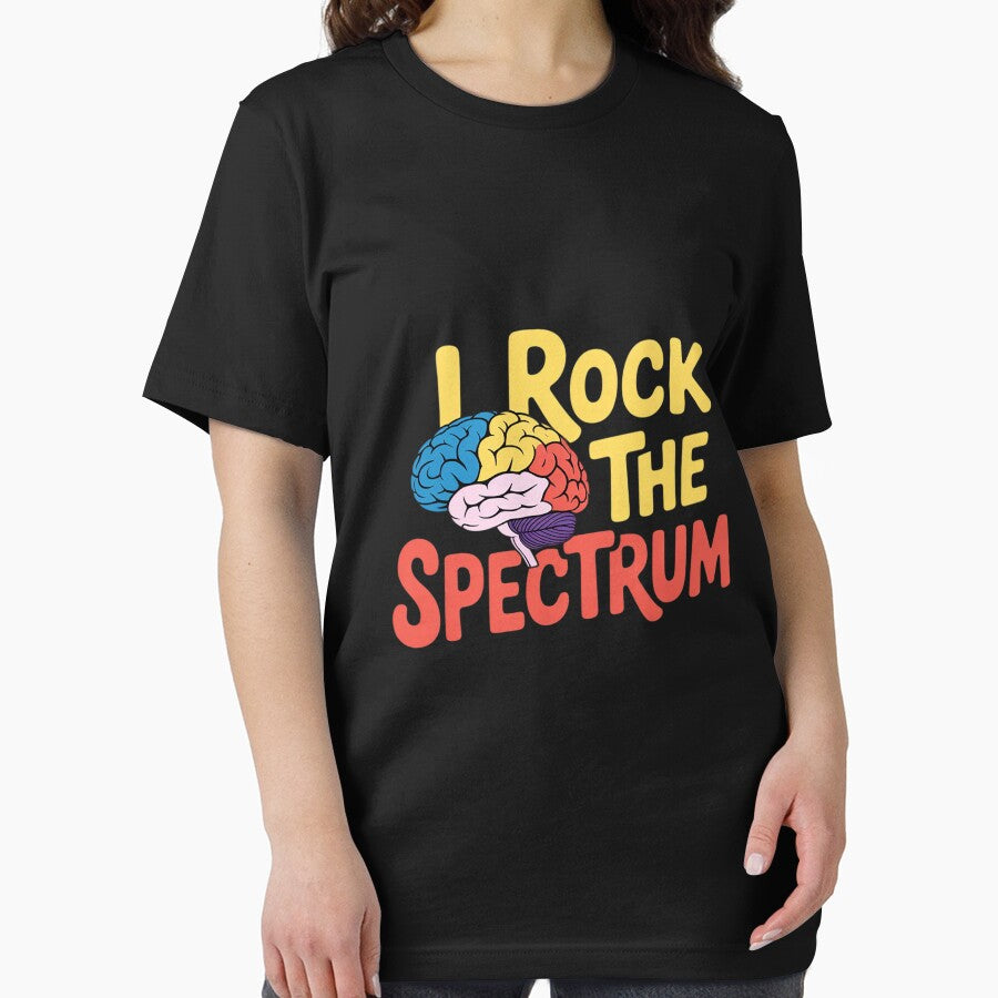 Cute Autism Brain I Rock The Spectrum Awareness by itsnothatweird