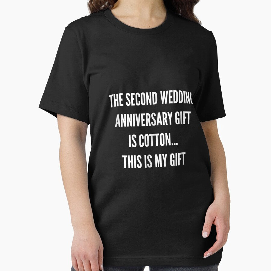 2nd Wedding Anniversary Cotton Him Husband Her by LucaAndreien