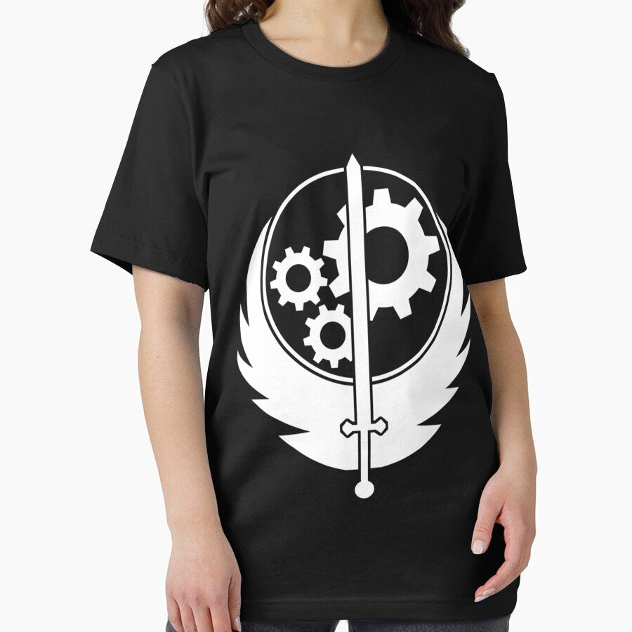 Vintage Brotherhood Of Steel Logo by JoshuaJSedo