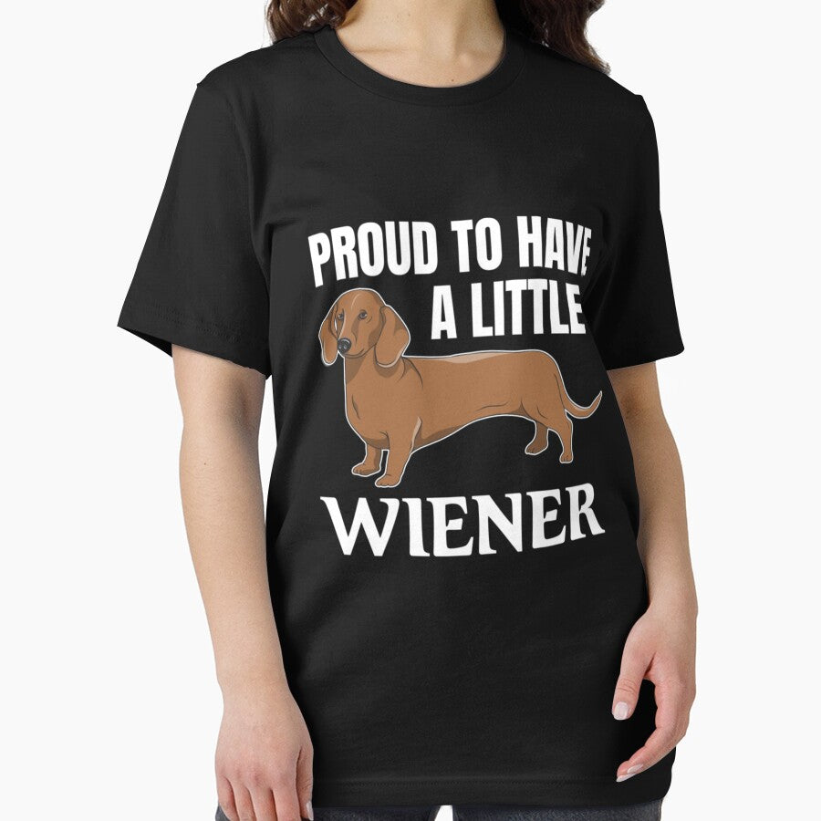 Wiener Dad Funny Dachshund Proud To Have A Little Weiner by vintagedesigna