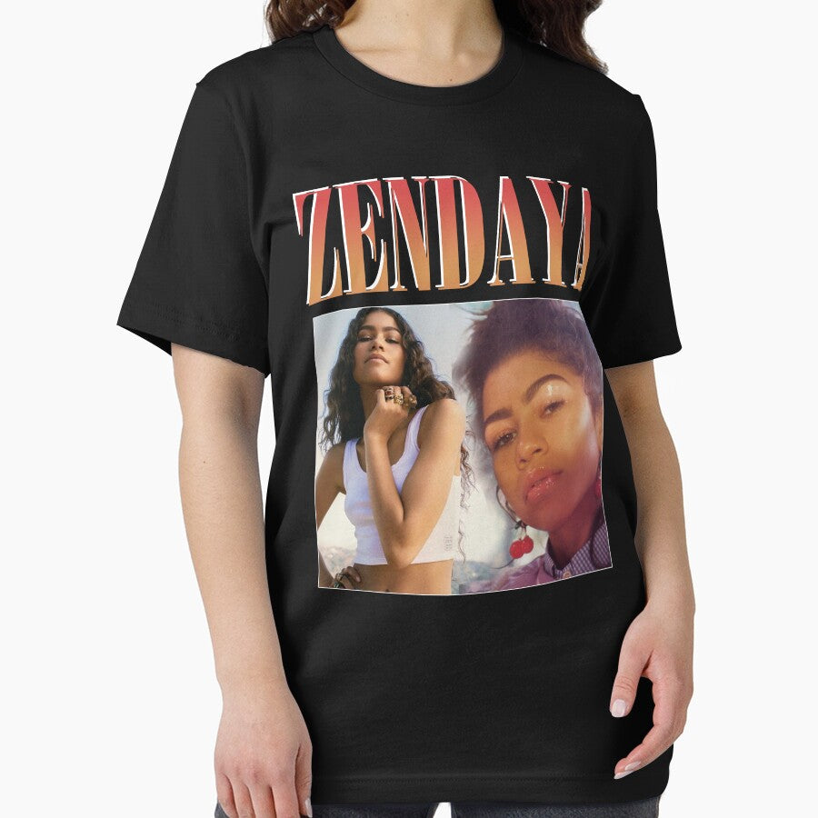 Zendaya 90s Vintage Black Shirt, Hoodie by AndreaRuge