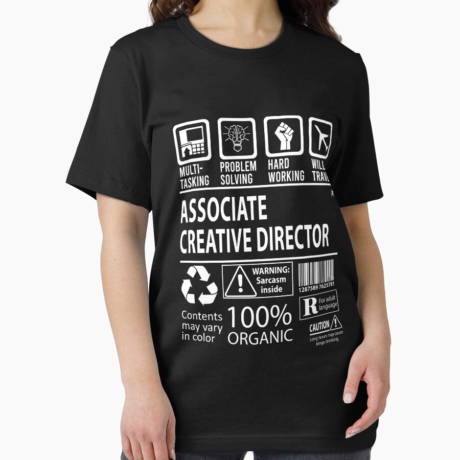 Associate Creative Director T Shirt - MultiTasking Certified Job Gift Item Tee by oslandefren