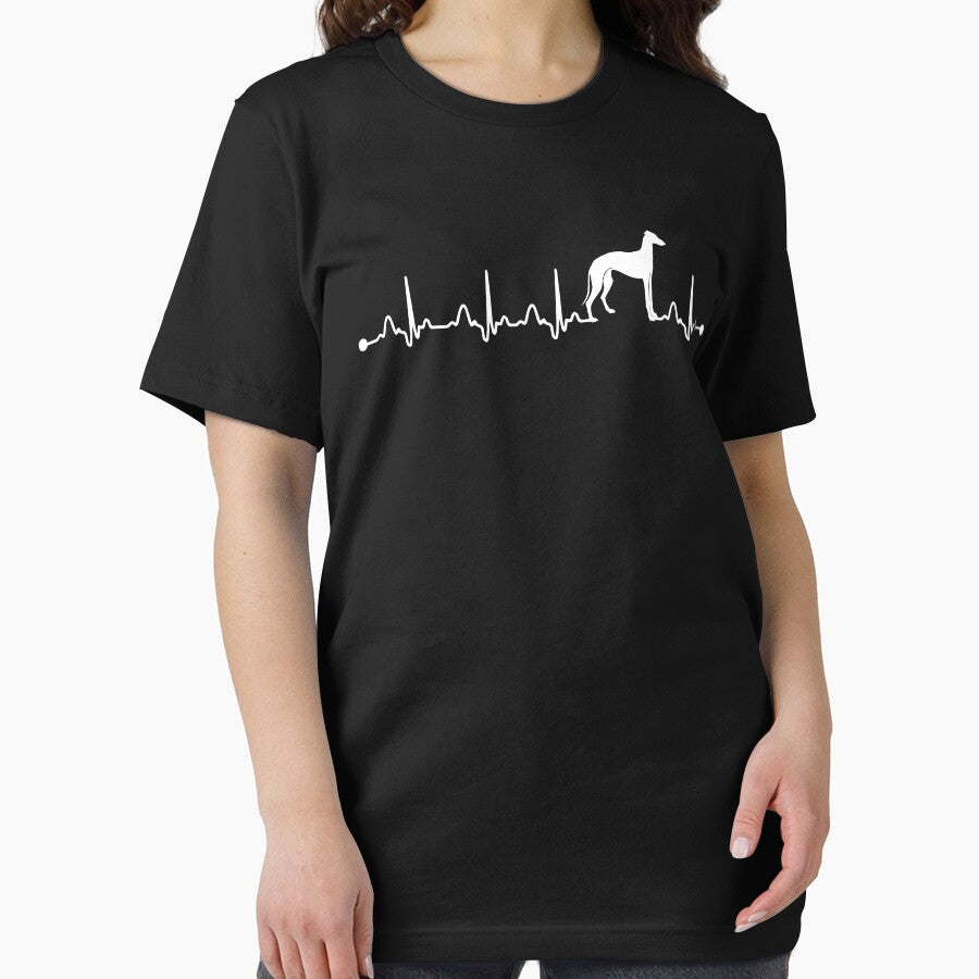 Heartbeat EKG Proud Greyhound Dog Mom Owner by celybrate