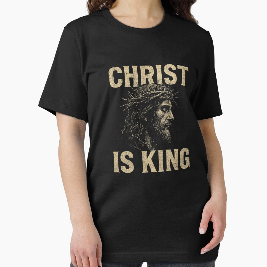 Christ is King | Christian Metal Grunge Streetwear Fashion | Faith Based Apparel by Blood Washed Apparel