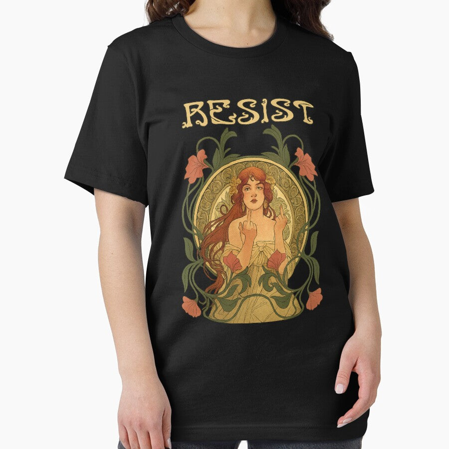Resist Art Nouveau Mucha Anti-Trump Women Feminist Resist by will freed18