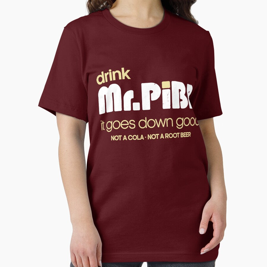 Drink Mr Pibb // Vintage 80s Distressed Style by loopneck69