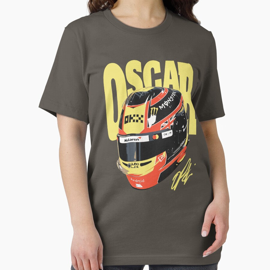 Oscar Piastri F1 Racing Fan Art by DebbieEganCo