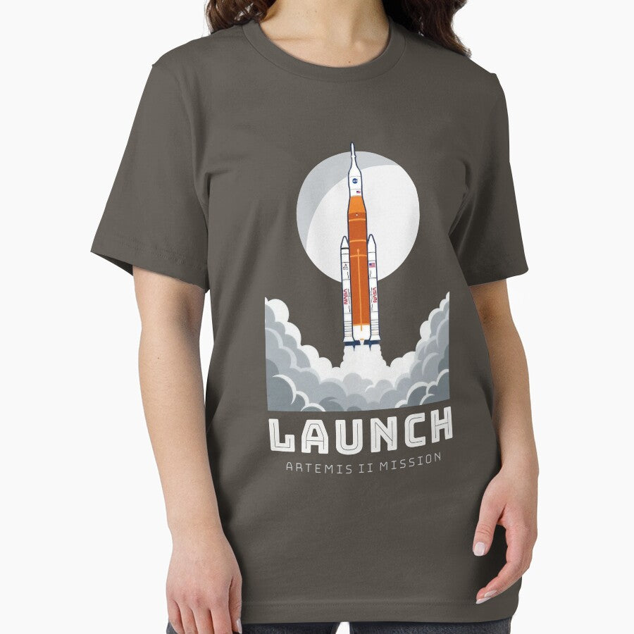 Artemis II #33 Mission Launch SLS Rocket Space Vector Art by KiwiRider