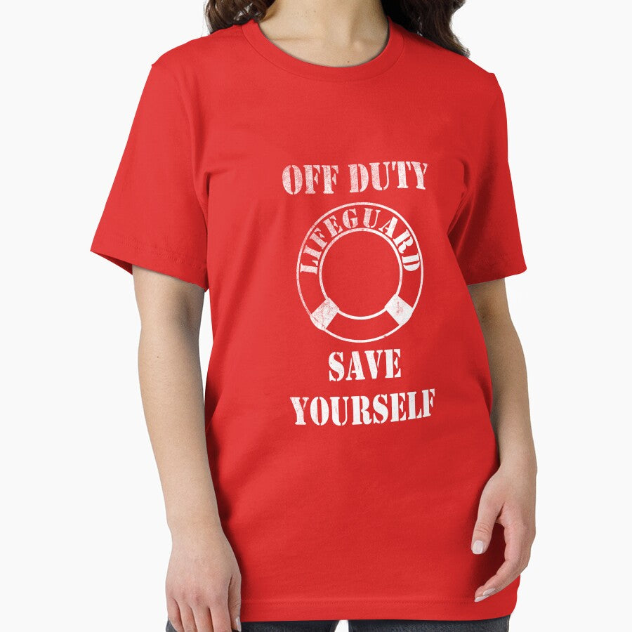 Off Duty Lifeguard - Save Yourself - Funny by PintoCreatives