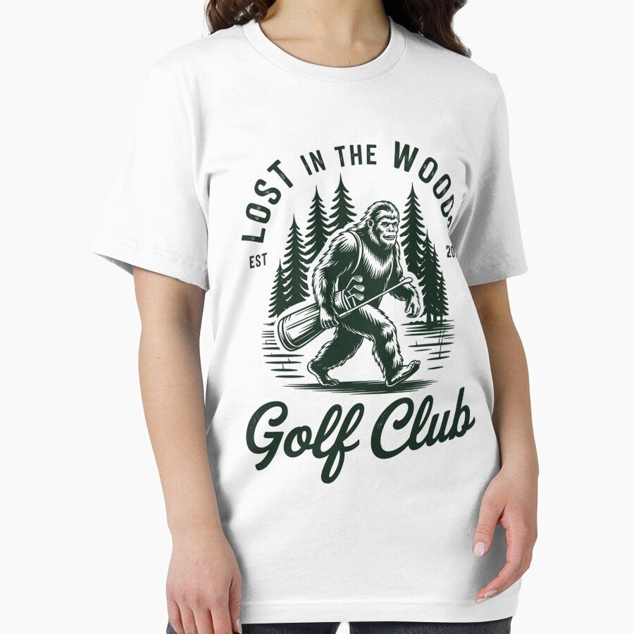 Bigfoot Golfing Sasquatch Golf by TorjeARTStore
