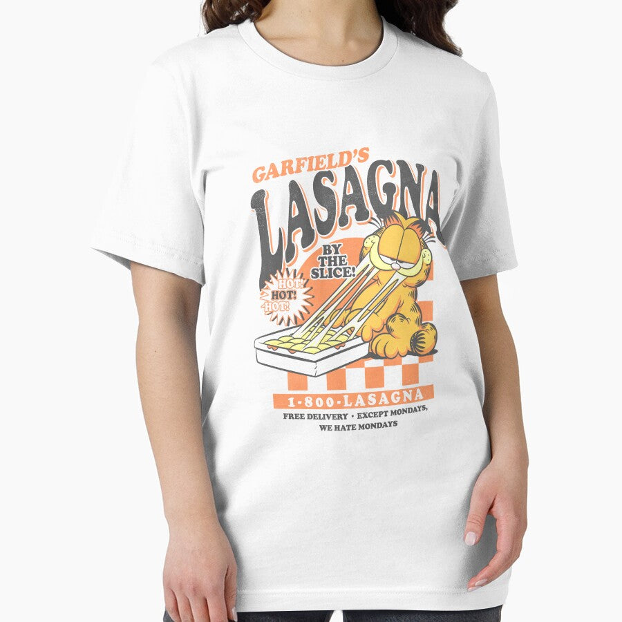 Garfield Vintage By The Slice Garfield's Lasagna Poster by FifthSun