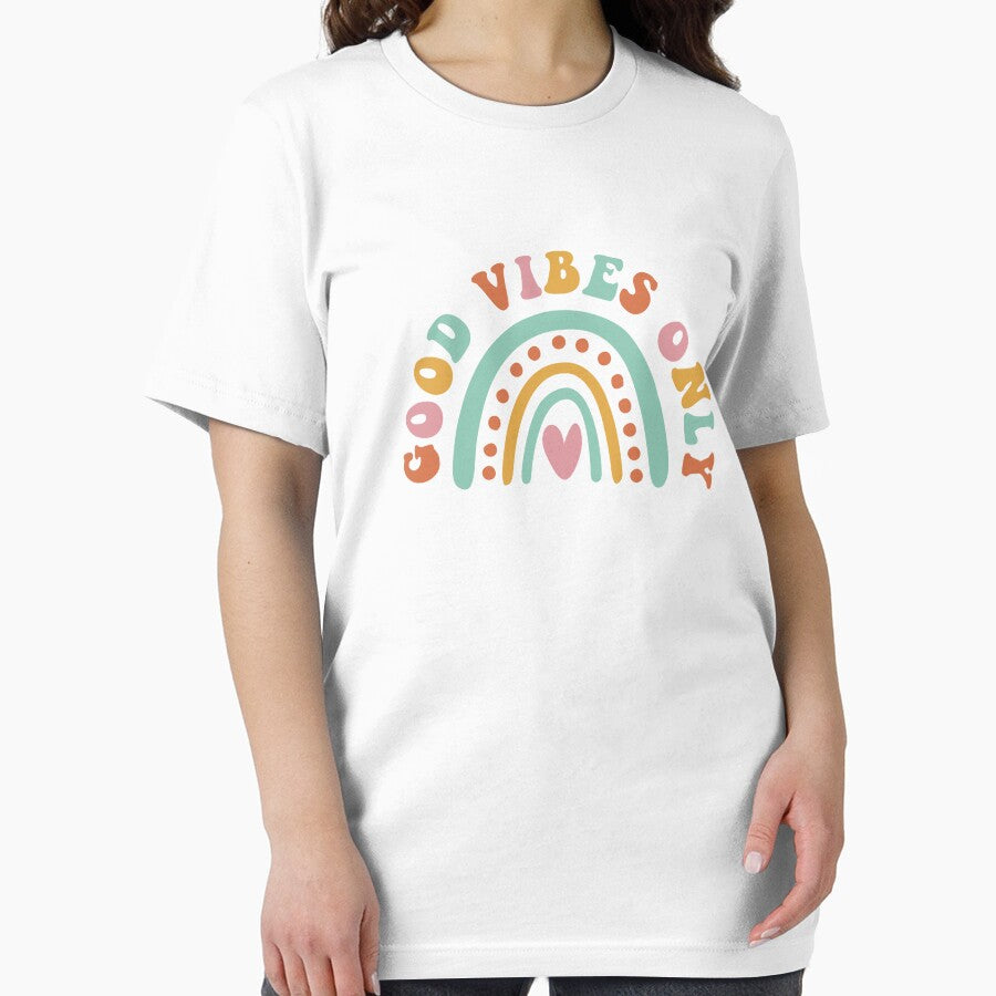 T-Shirt Good Vibes Only, T-shirt Women by ArtIdeiaStore