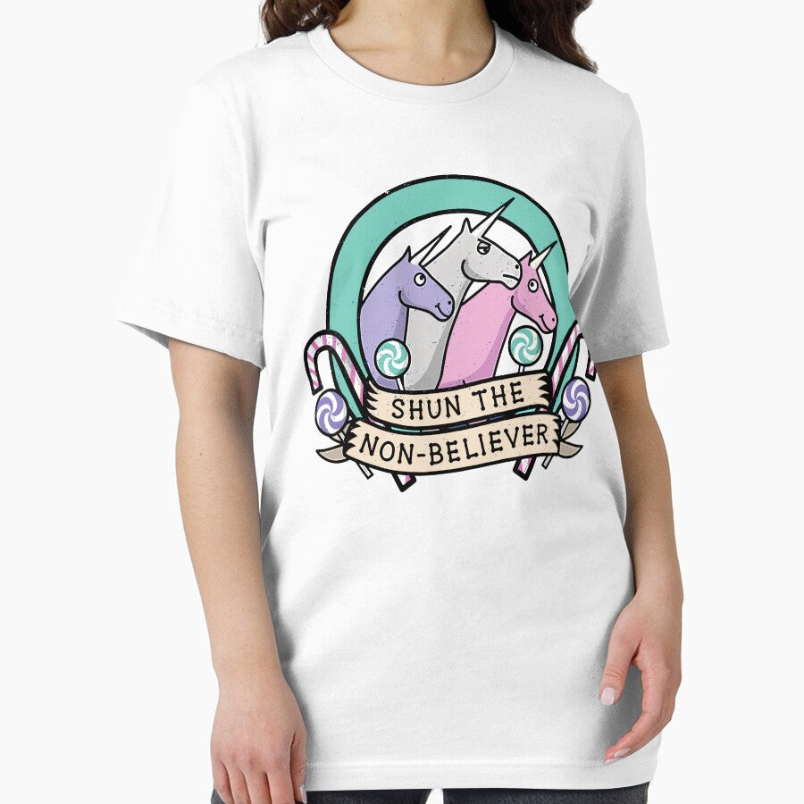 Shun The Non-Believers Unicorn Candy Funny Unicorn Squad by jakaun