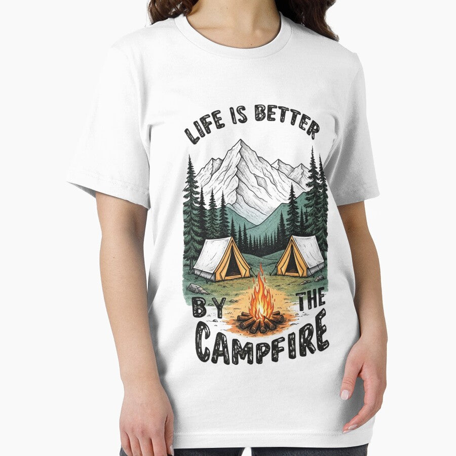 Life Is Better By The Campfire Sublimation Camping Retro by MotivaChic