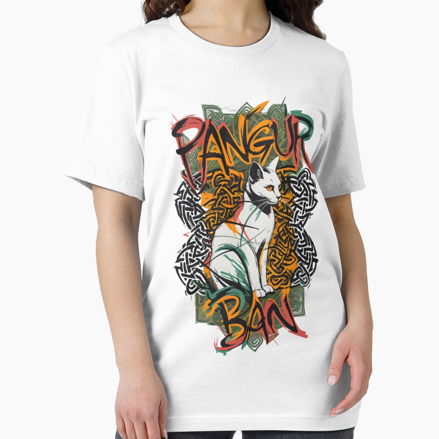 Pangur Bán White Cat Celtic Irish Poem by CELTIC-DESIGNS