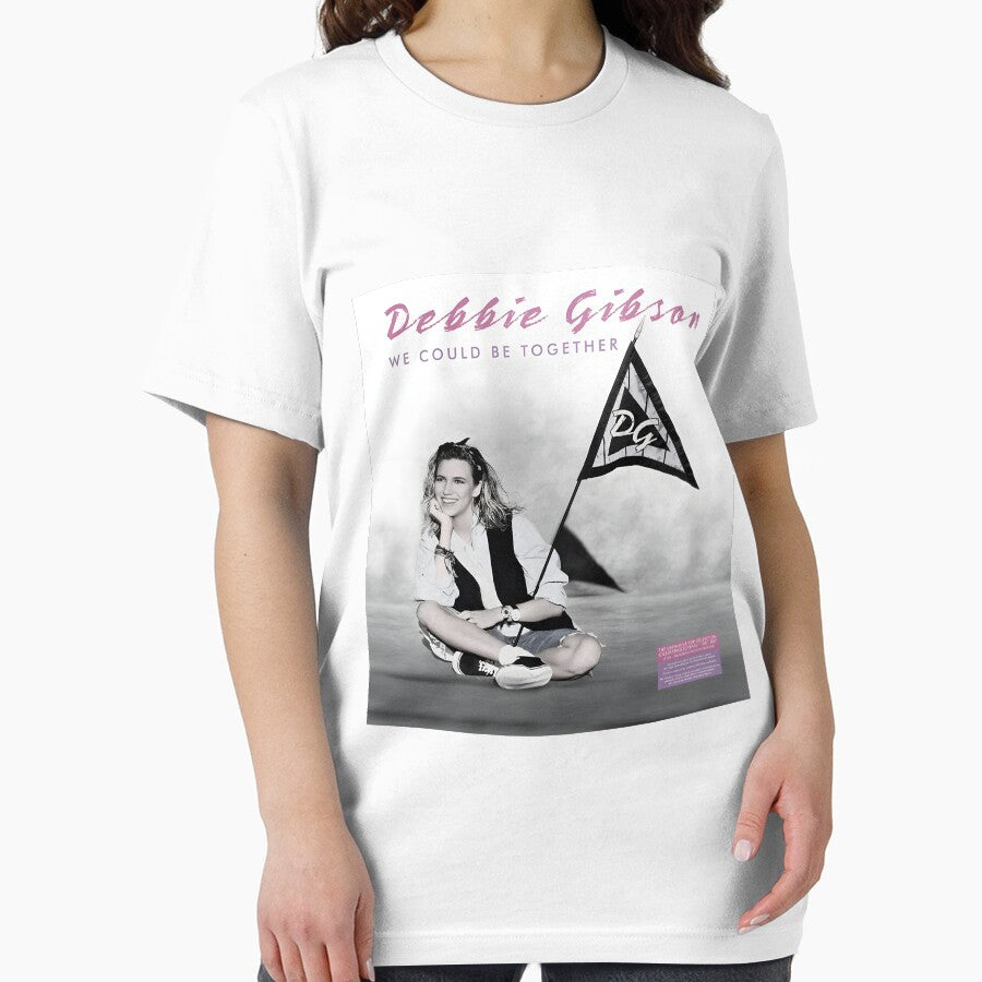 Debbie Gibson Vintage Black and White Portrait by JuniorDavila