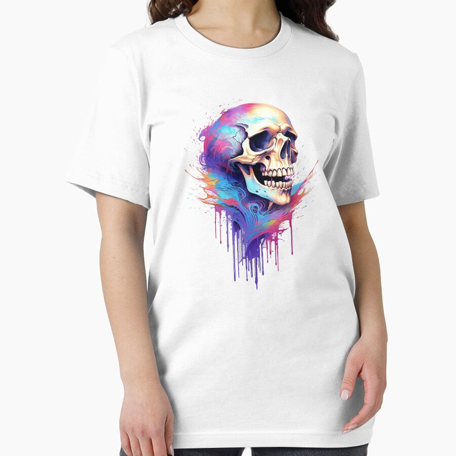 Paint Dripping Skull by CoutureCrypt