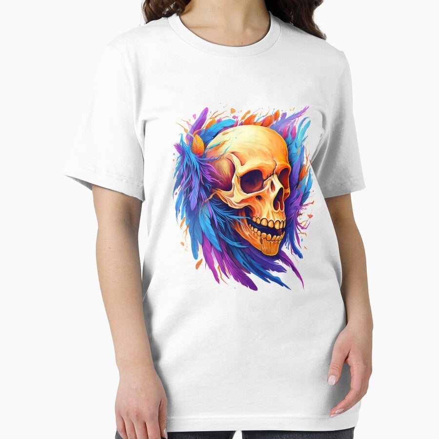 Skull in Feathers by CoutureCrypt