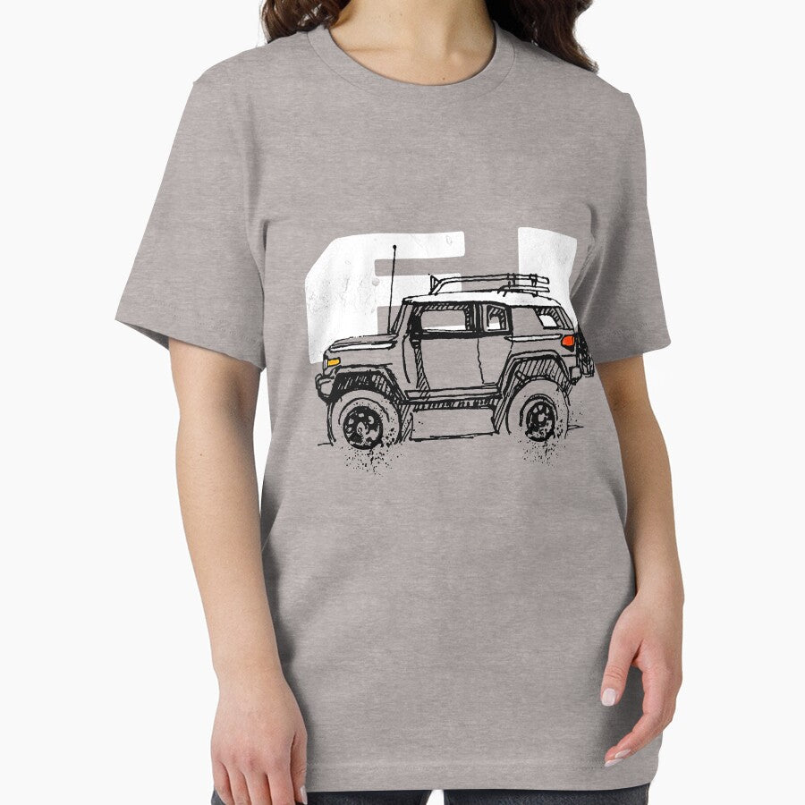 FJ Cruiser - Sketch artist Profile, best gift for FJ's Dad, Mom birthday gift, off road T-Shirt T-Shirt by landanvcl147