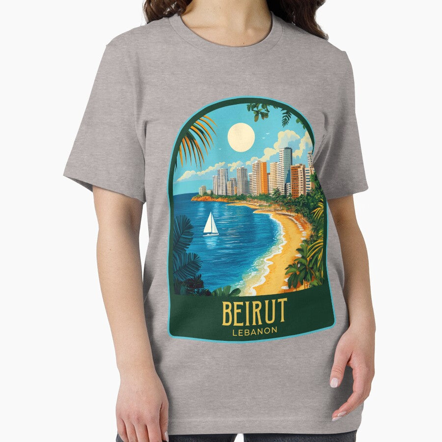 Beirut Vintage Travel Illustration by HomeLivingCo