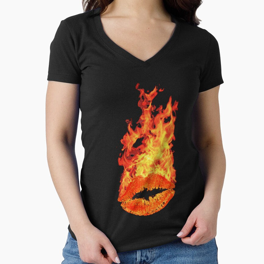 Burn'n Hot Lips Fashion by TheGraphicGuru