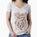 Boho Mama T-Shirt Free Spirit Wild Heart  Mothers Day Gift - Boho Mom Dreamcatcher Tee by PrintHD