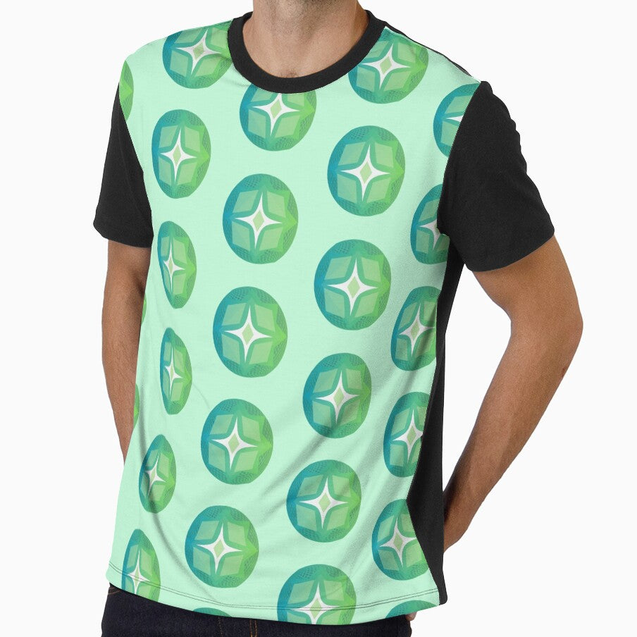 3D Polka Sea Green by Art Shimmers