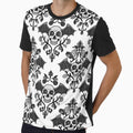 Damask Skulls all over pattern by Kathysg