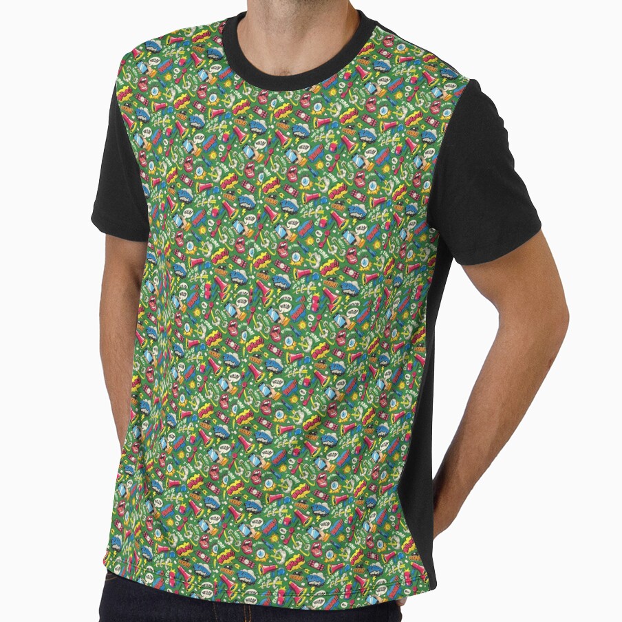 Funky Pop art pattern by geoji