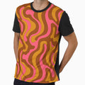 Groovy Psychedelic Swirl Seamless Pattern – Vintage 70s by CoastalEmp