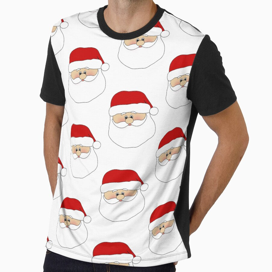 All over print christmas santa claus face by Paolocazzoduro