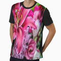 Star Gazer Lily Floral Graphic by Paula Helit