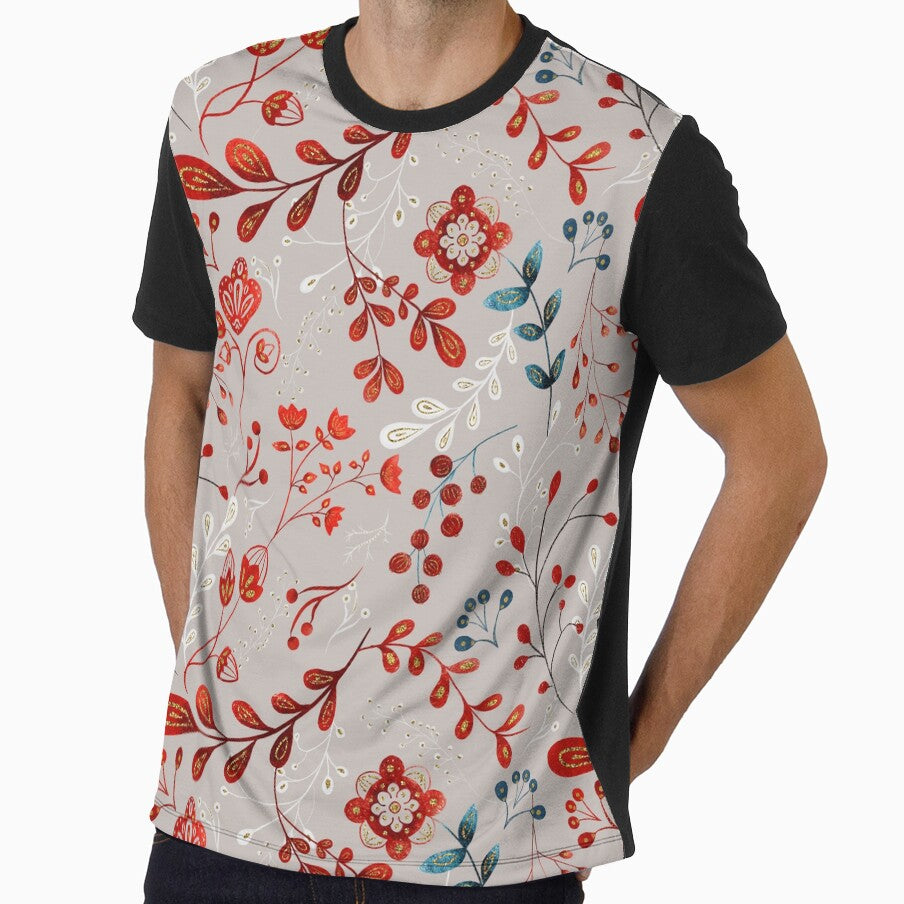 Colorful Flora All Over Pattern by joseech