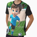 Dylan Playing Soccer by ArtsyTeegee
