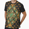 All Over Print Luxury Lush Baroque Fluorescent Ornament by yez
