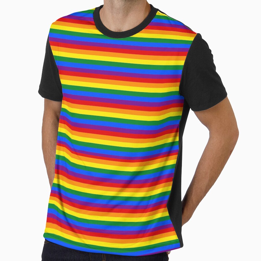 Rainbow Striped Pattern by SerpentSkyArts