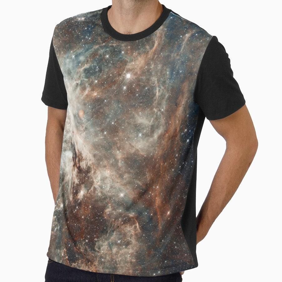 Galaxy all over print - Nebula - Outer Space print - NASA Hubble Space Telescope Image by everydayjane