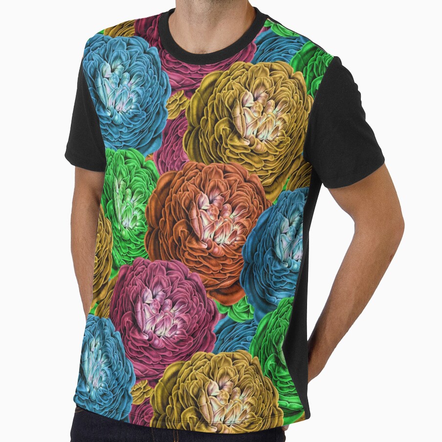 Multi-Color Roses Pattern by allovervintage