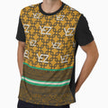 All Over Print Luxury Landscape Golden Sequence Vintage Yez Motif by yez