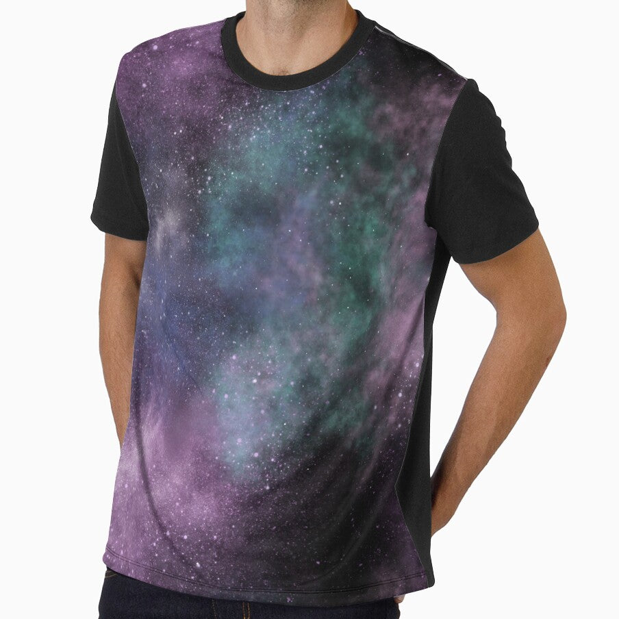 Purple Galaxy Allover Print by spookyhobbit