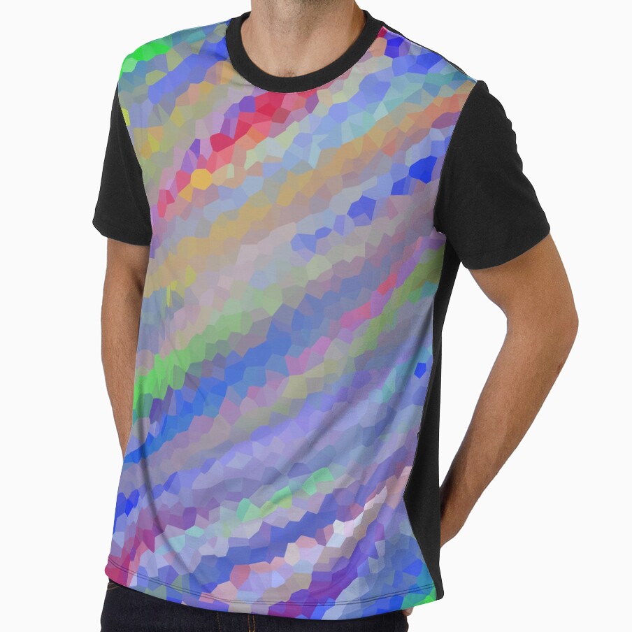Vibrant and Fun Geometric full print graphic design. by RedBubble Dawson