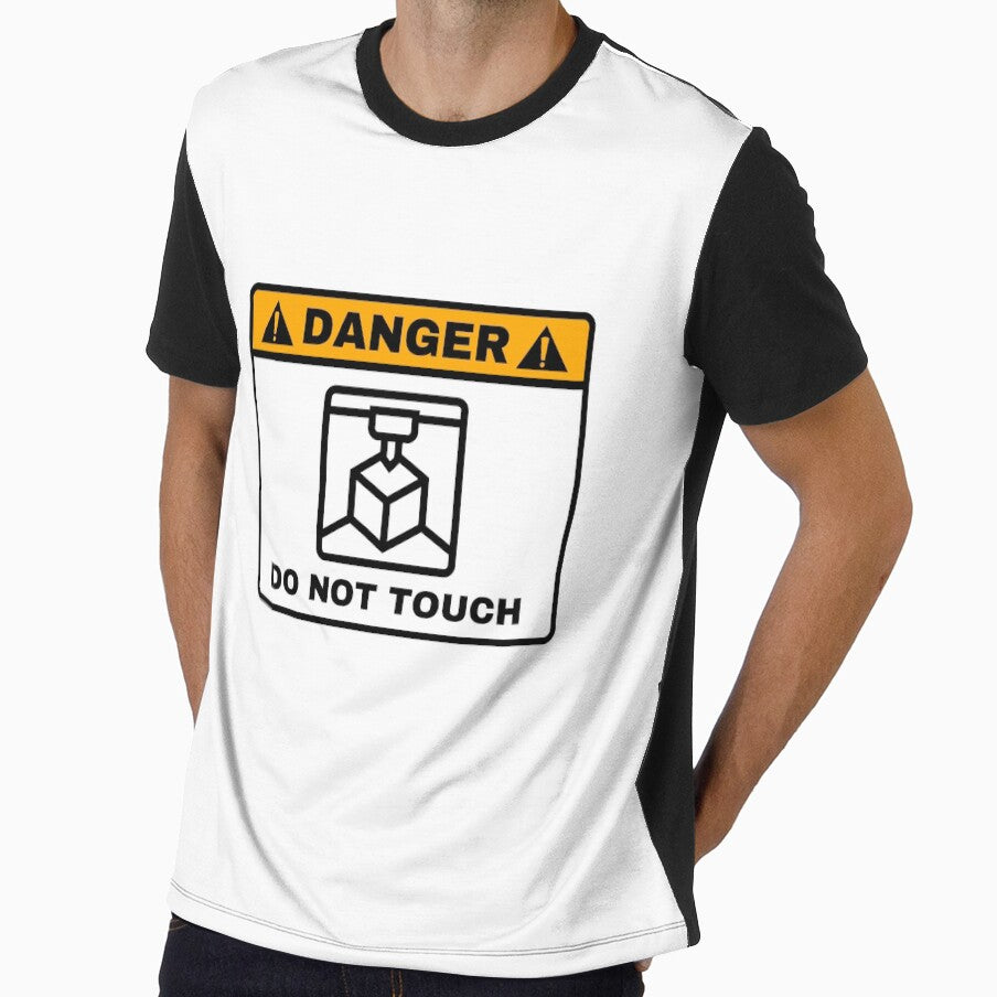 Danger! Do not touch my 3D printer - Funny 3D printing by GeniusEngineer